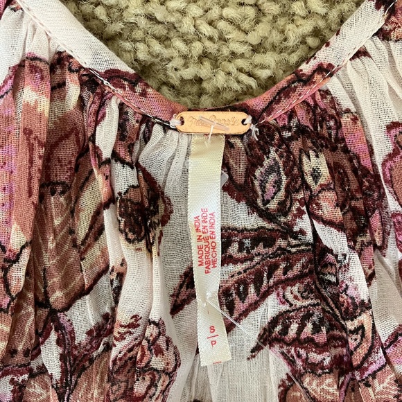 NWT Free People Women's Kauai Getaway Printed Tunic Top Dress size S - Picture 11 of 11